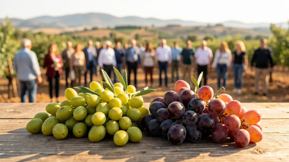 Imagen genérica de productos agroalimentarios andaluces.