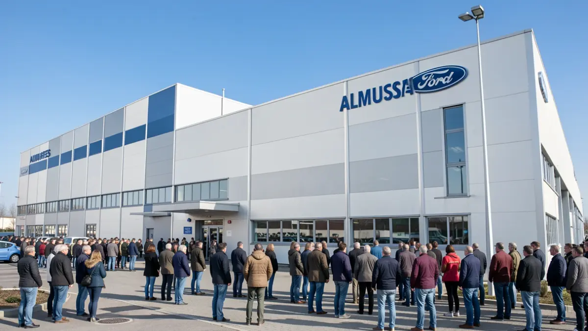 Generic image of the Ford factory in Almussafes.