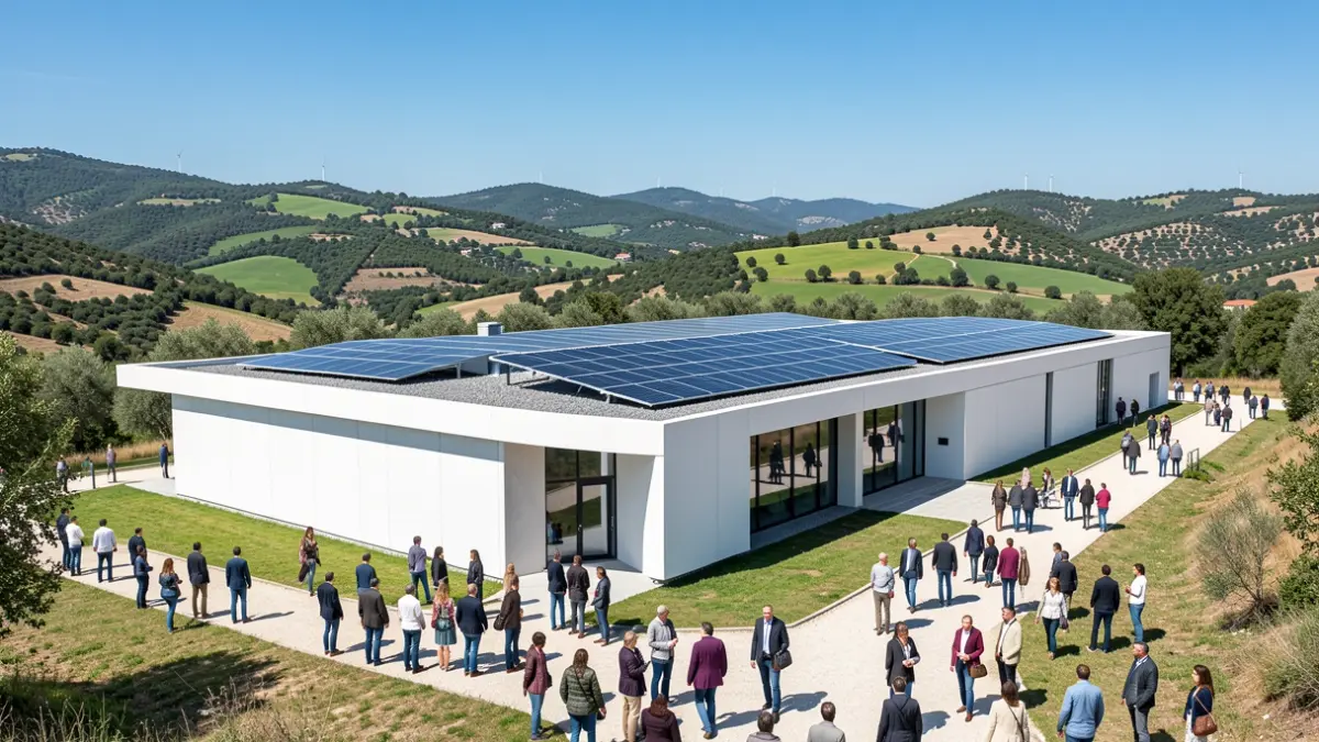 Generic image of a sustainable data center in Catalunya.