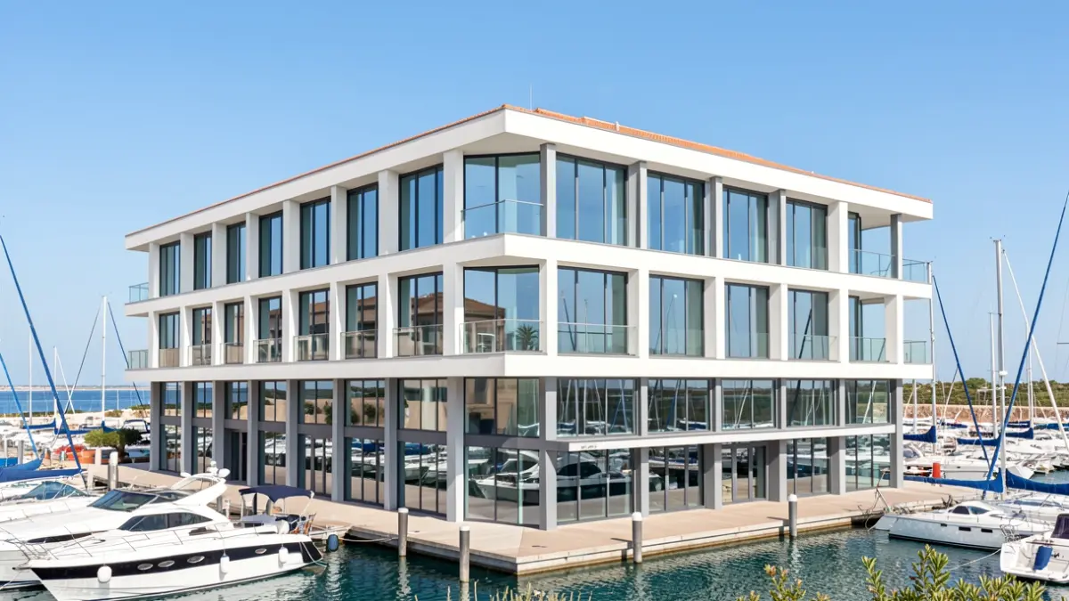 Generic image of an innovation center in the Marina of Valencia.