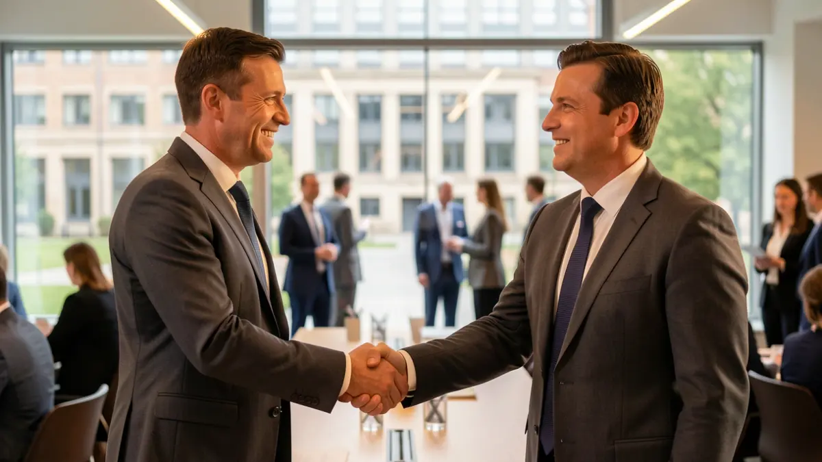 Generic image of an agreement between two universities.