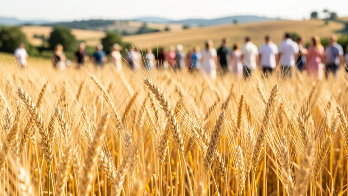 Generic image of wheat fields in summer.