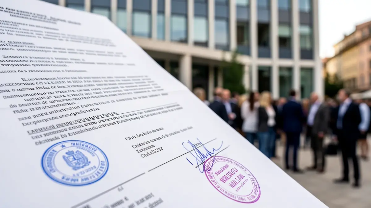 Image of a legal document with official seals.