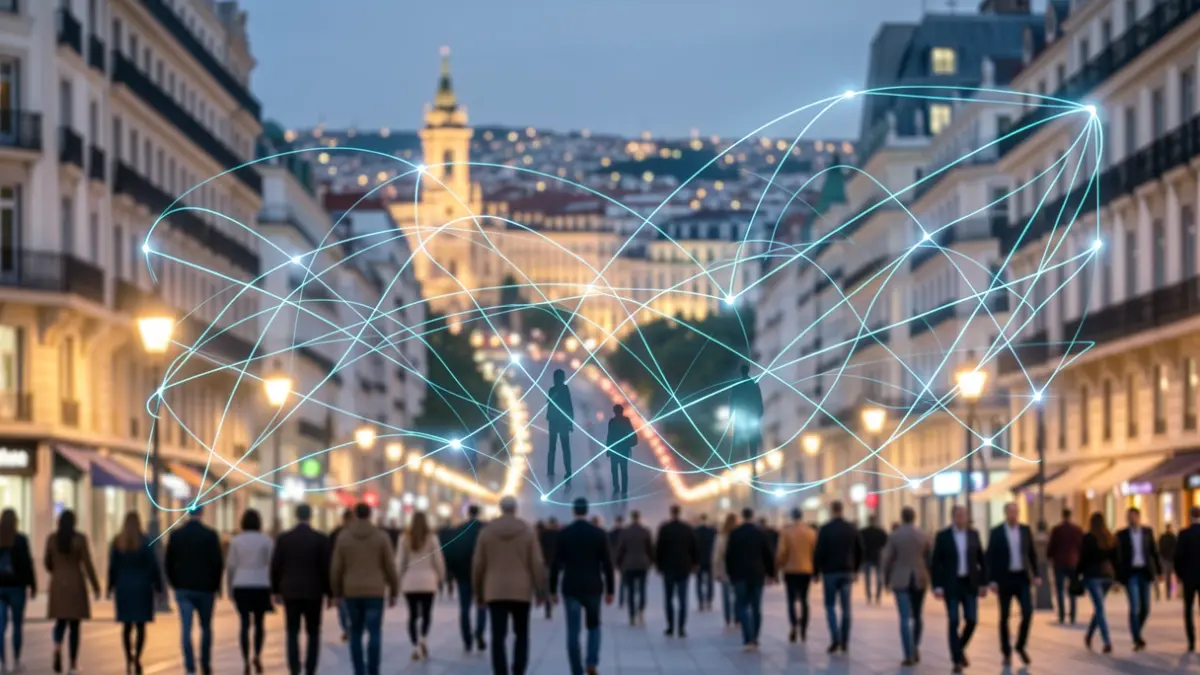 Generic image of high technology and employment in an urban setting.