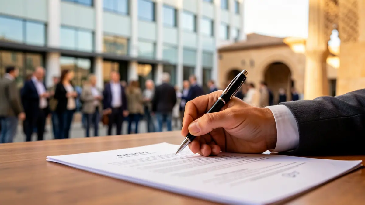 Firma de un convenio entre el Ayuntamiento de Málaga y Bancosol.