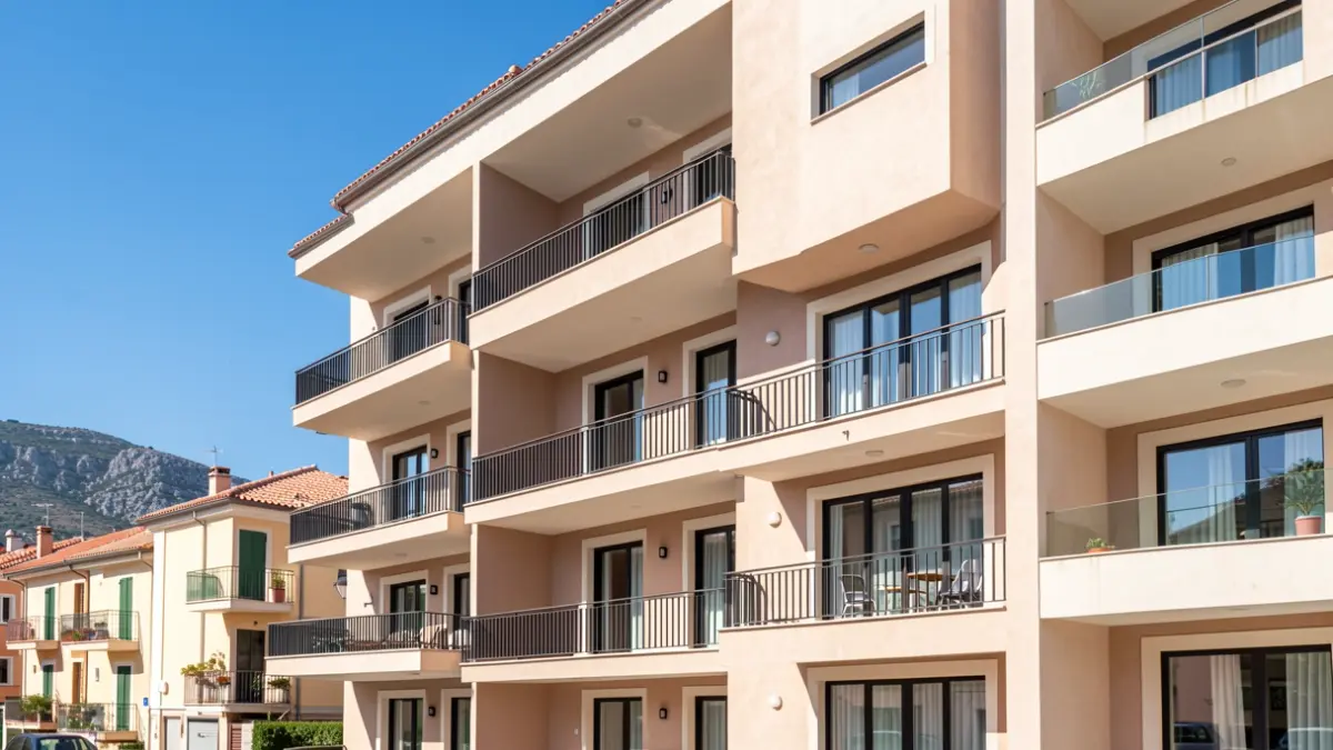 Imagen genérica de edificios residenciales en una zona costera.