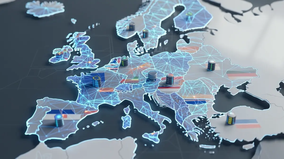 Generic image of technology and artificial intelligence in Europe.