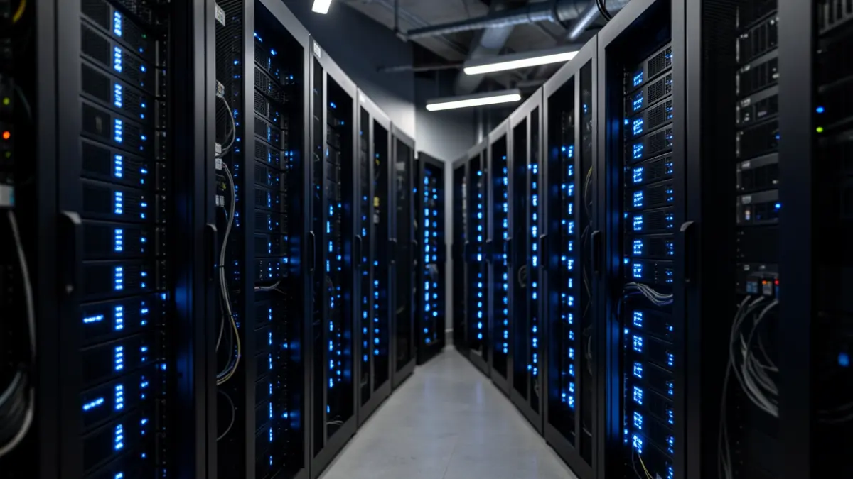 Imagen genérica de servidores en un centro de procesamiento de datos.