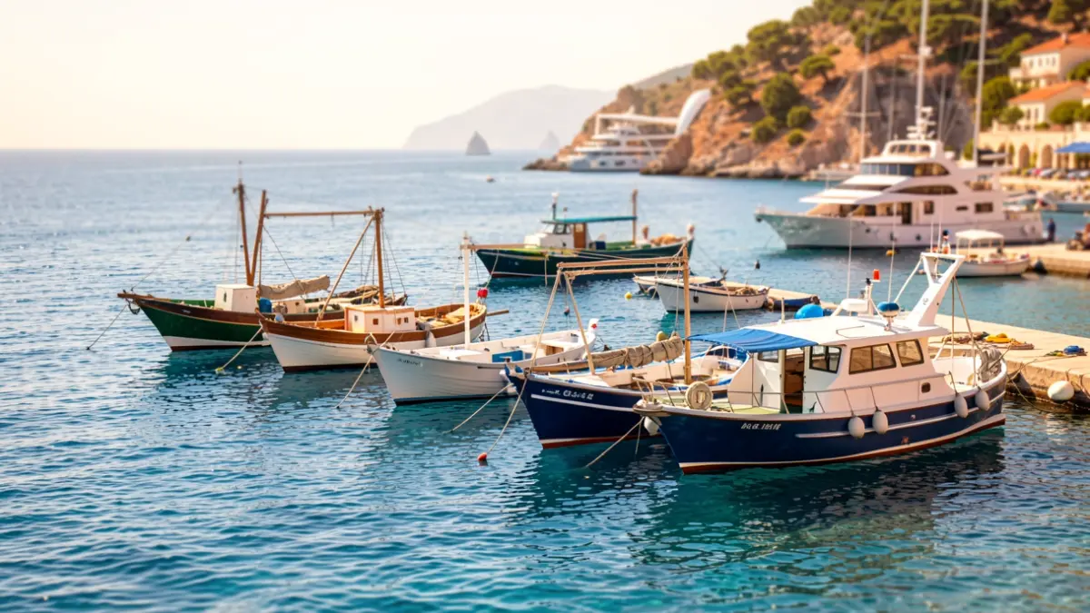 Imagen genérica de la costa Brava con embarcaciones.