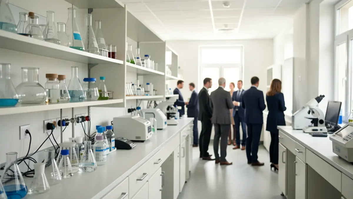 Imagen genérica de un laboratorio farmacéutico.
