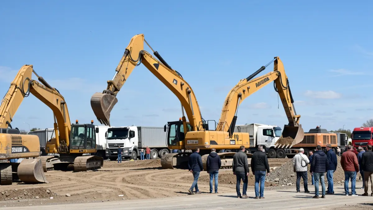 Imagen genérica de maquinaria de construcción y obras.