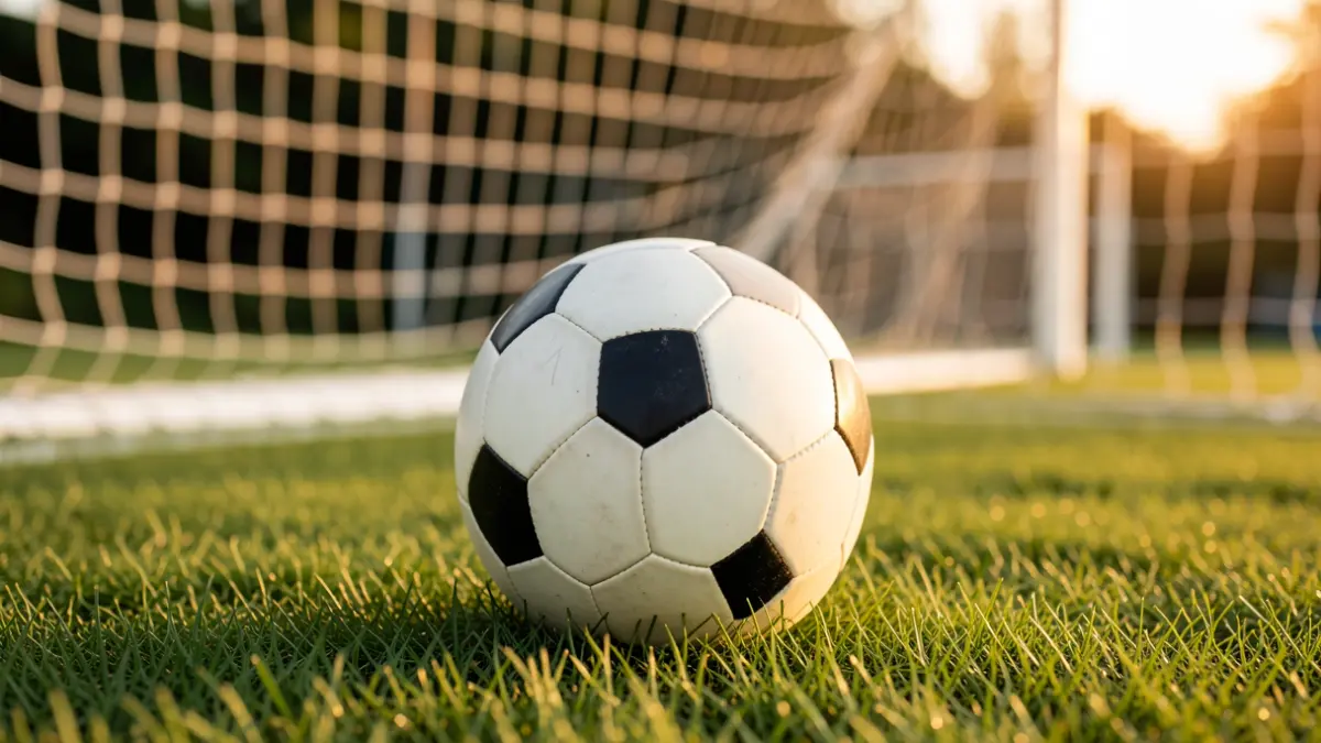 Imagen genérica de un balón de fútbol sobre césped.