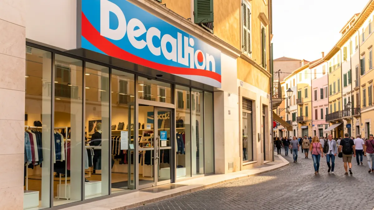 Generic image of a Decathlon store in Catalonia.