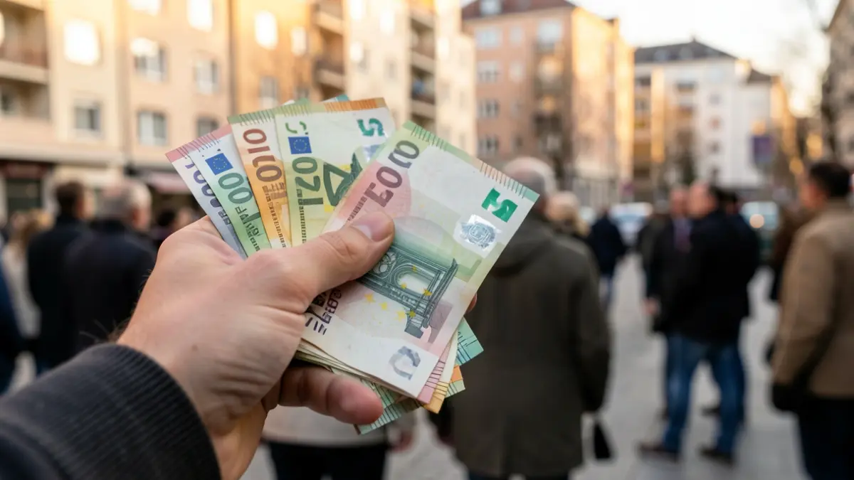 Generic image of money and housing.