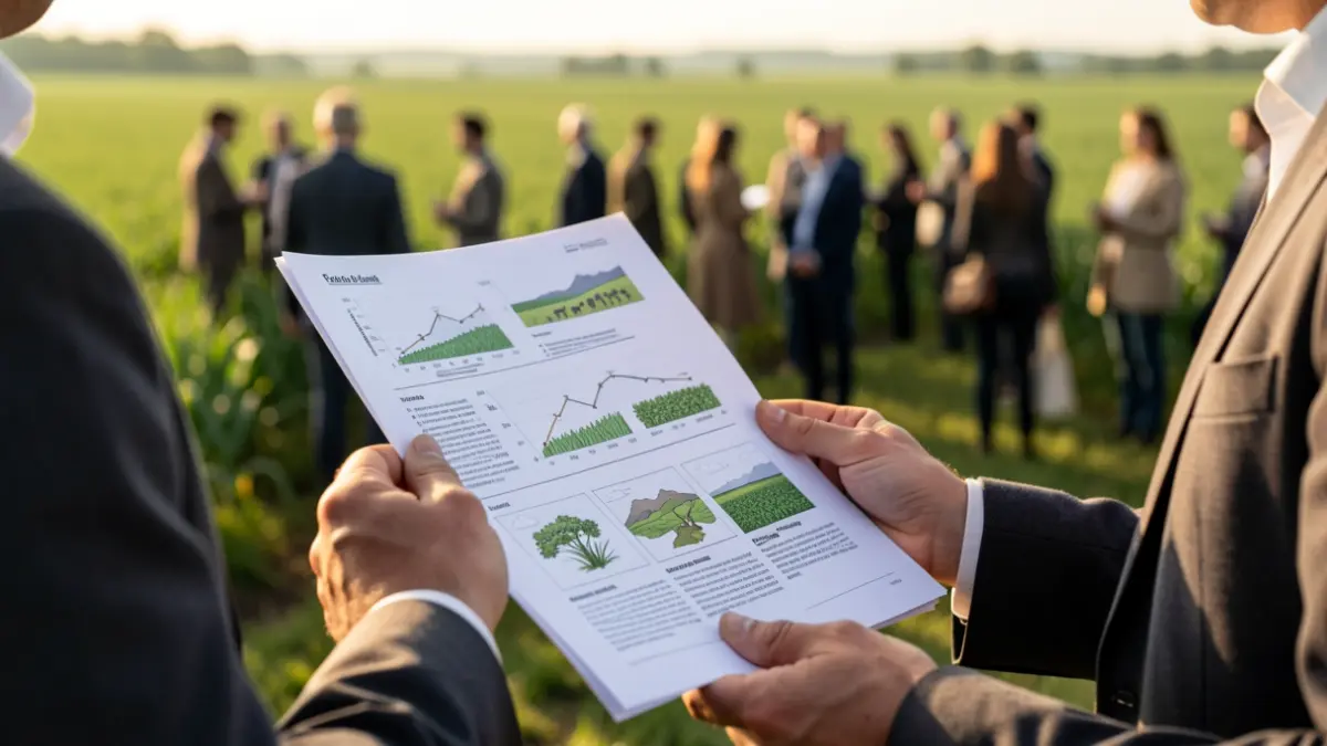 Documentation and advisory services for the agricultural sector.