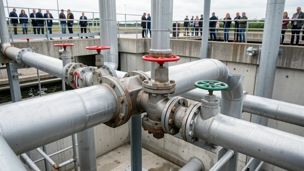 Imagen genérica de una planta de tratamiento de aguas residuales.