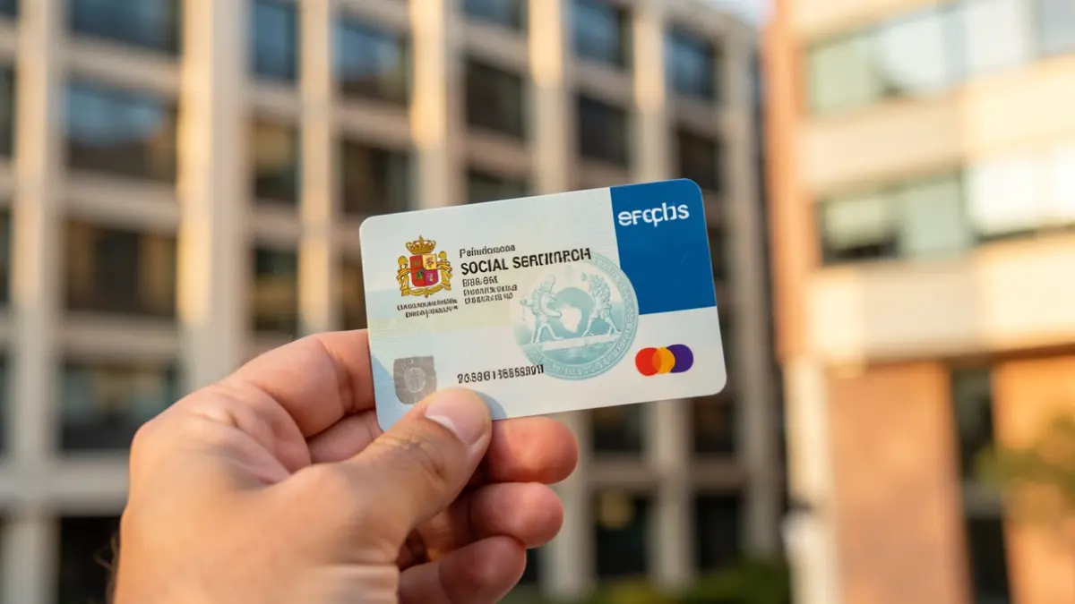 Generic image of a Social Security card.