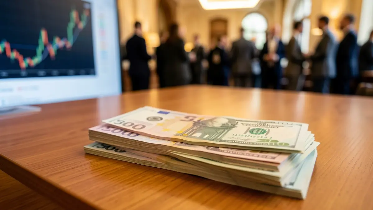 Generic image of money and financial charts.