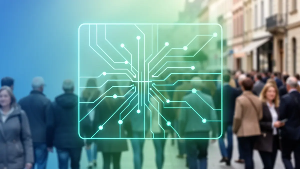 Imagen genérica de una interfaz de inteligencia artificial.