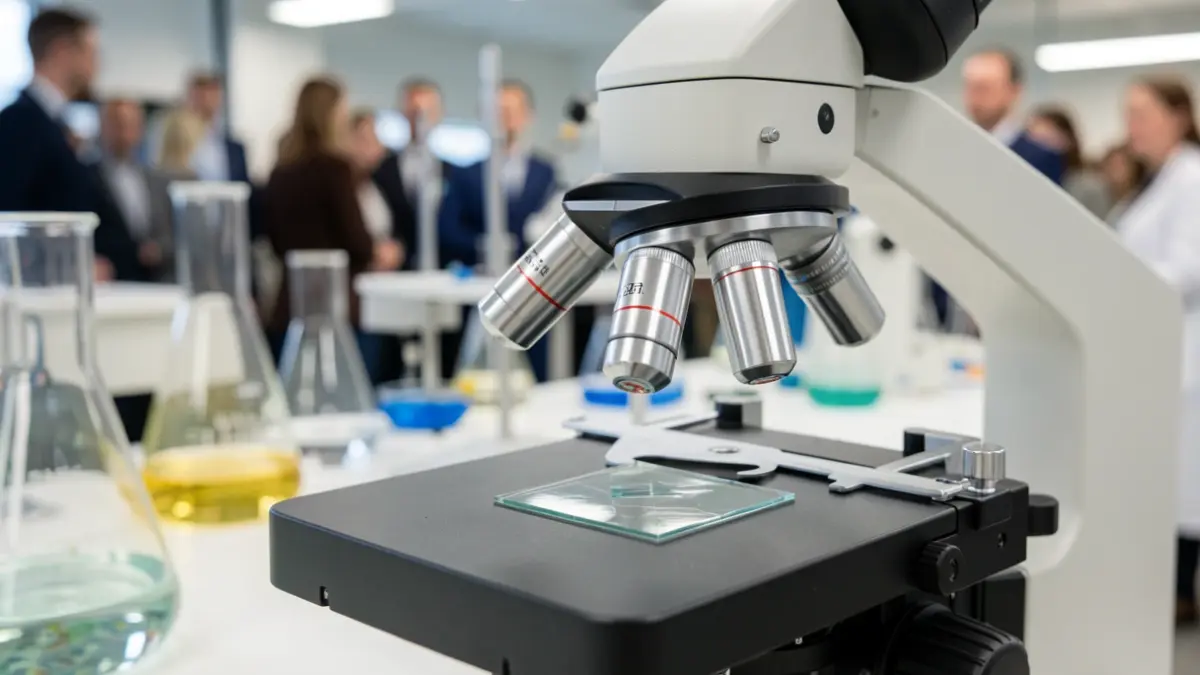 Imaxe xenérica de equipamento de laboratorio científico.