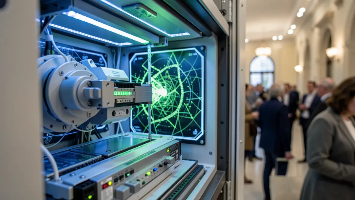 Generic image of DNA sequencing machinery.