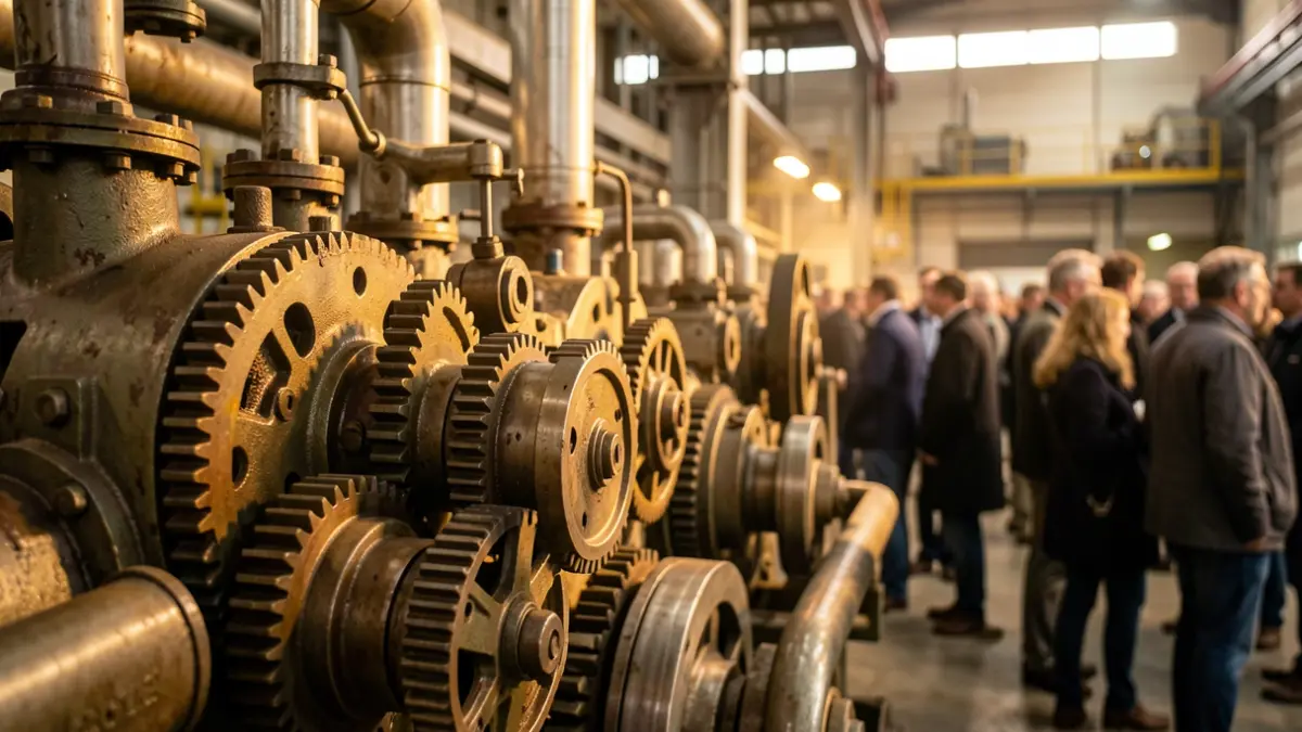Imagen genérica de maquinaria industrial en funcionamiento.
