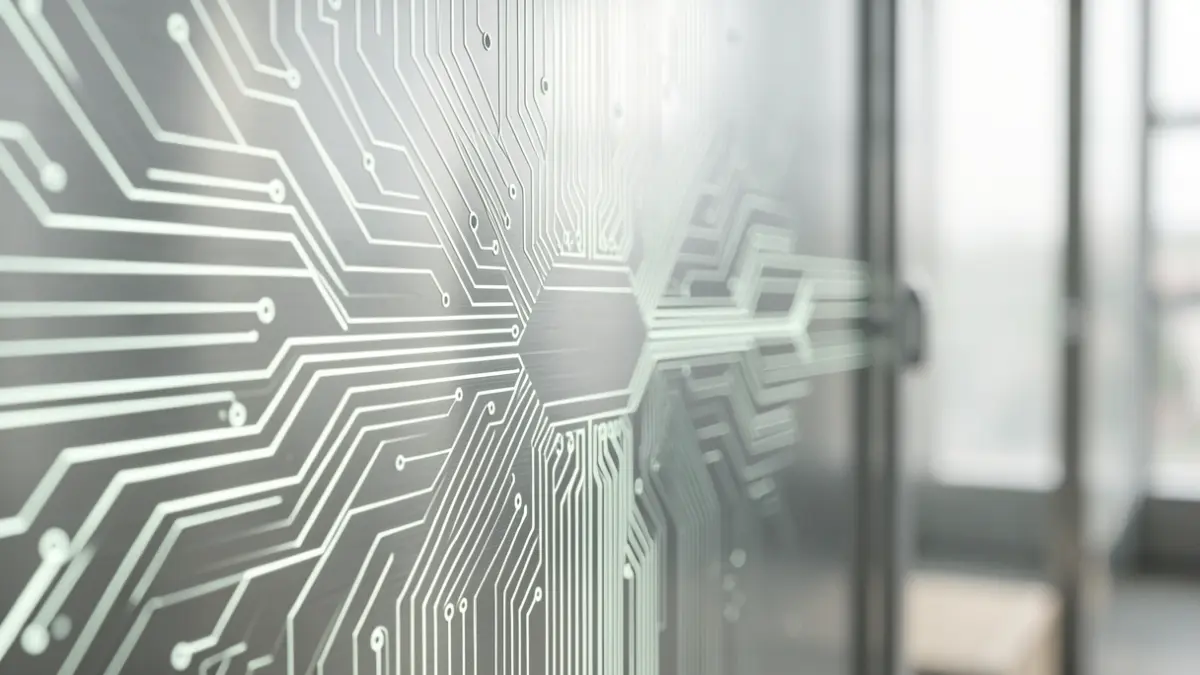 Generic image of data transmission through metallic surfaces.