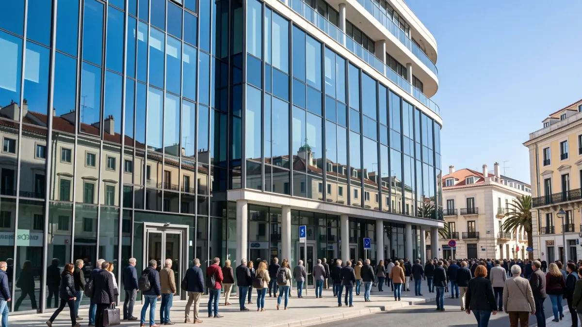 Imagen genérica de un edificio de oficinas moderno en Canarias, representando el desarrollo económico.