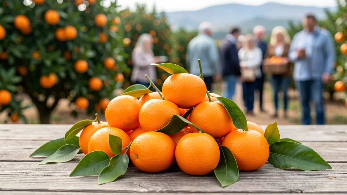 Imagen genérica de naranjas y clementinas.