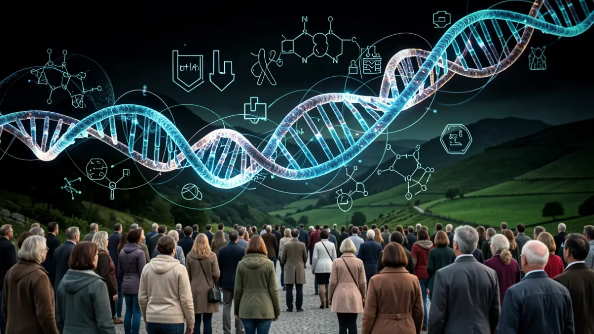 Imaxe xenérica de investigación e innovación biotecnolóxica.