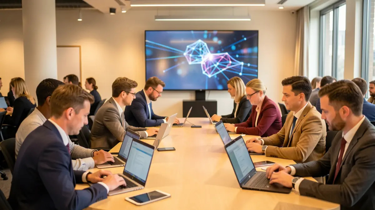 Imagen genérica de tecnología y formación en entornos laborales.