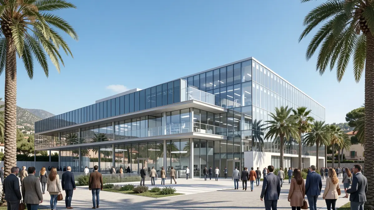 Render de las futuras instalaciones del Centro de Semiconductores en Málaga TechPark.