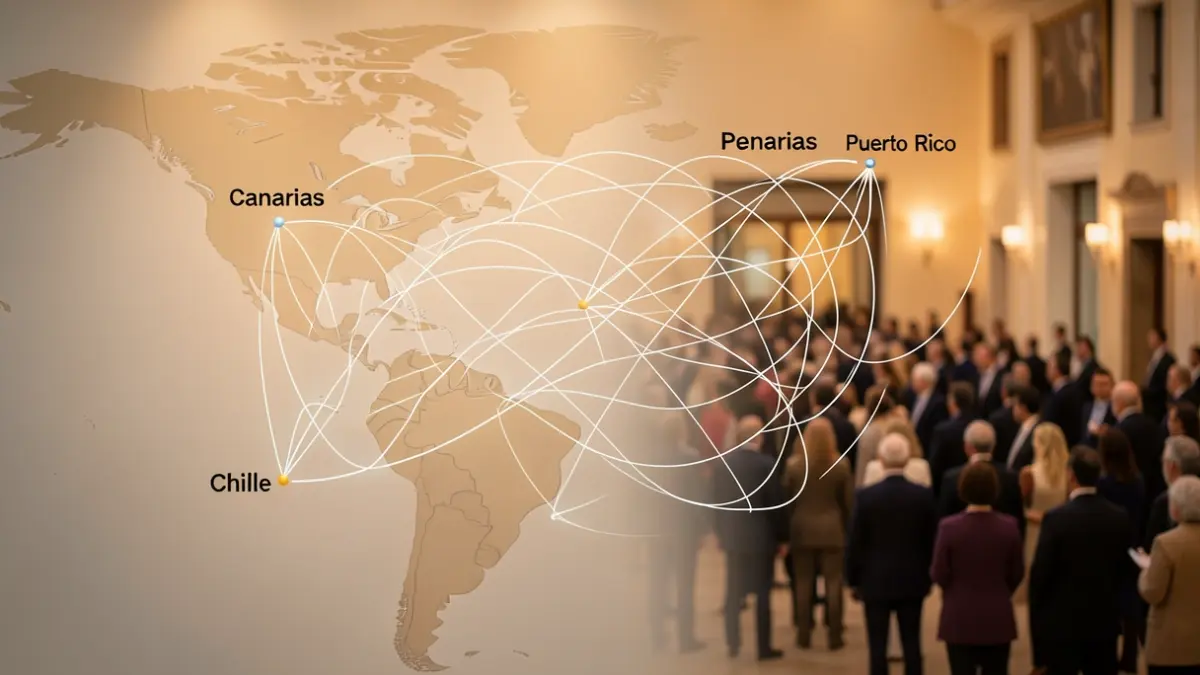 Generic image of international business connections across the Atlantic.