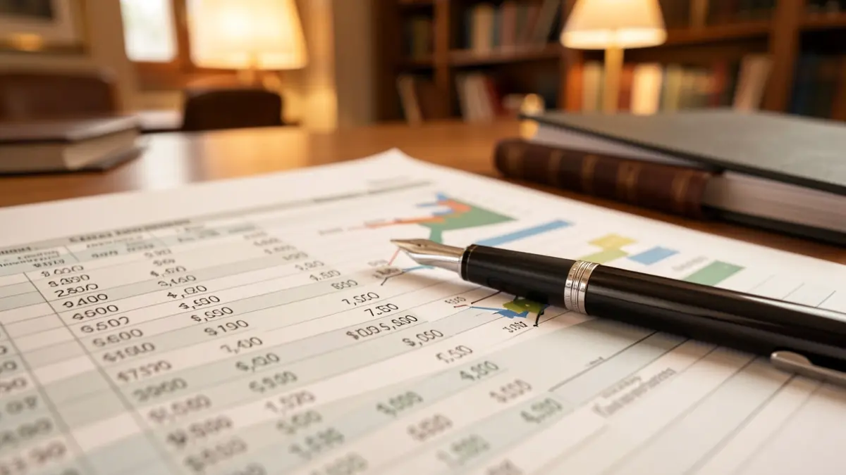 Generic image of financial documents and a pen.