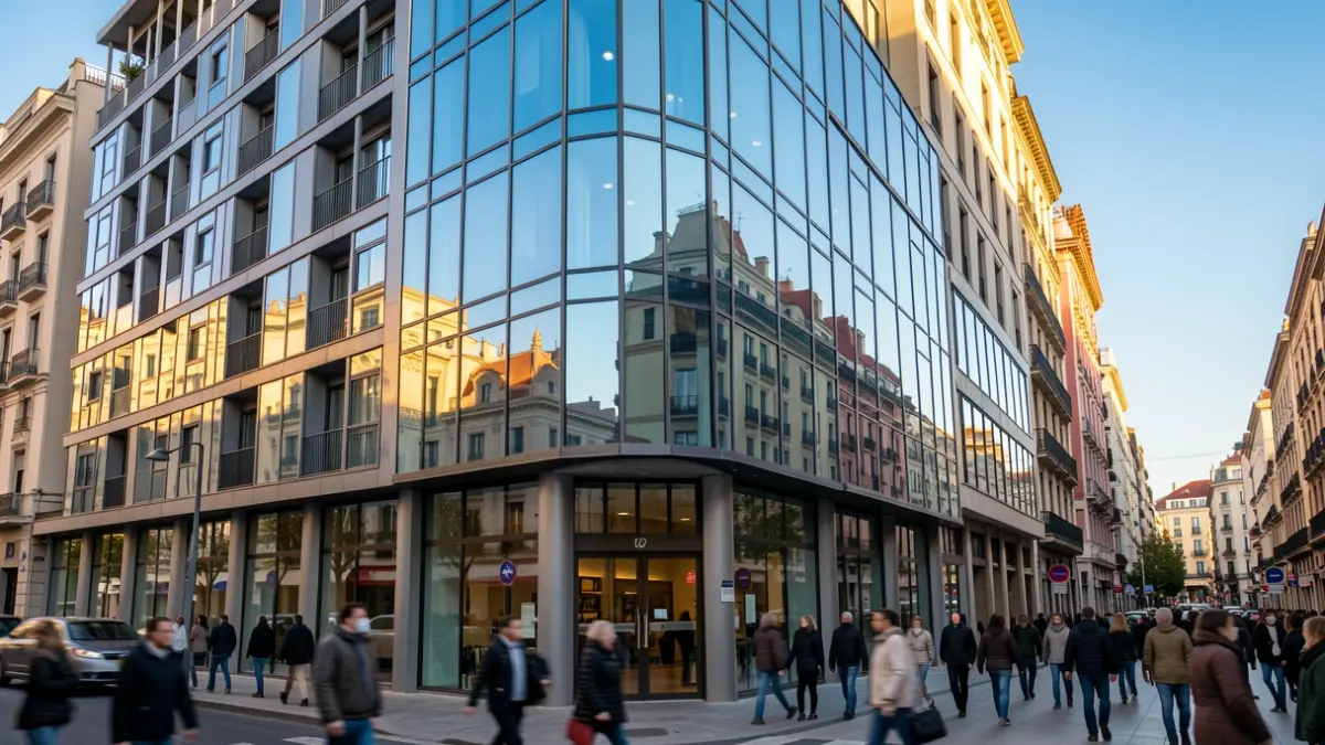 Generic image of a hotel building in an urban setting.