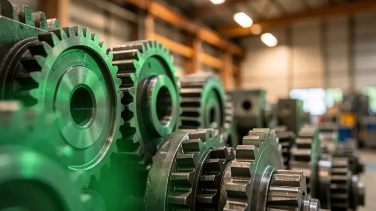 Generic image of green industrial machinery.