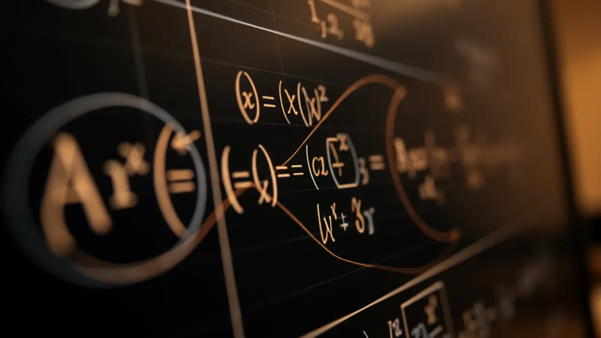 Generic image of abstract mathematical equations.