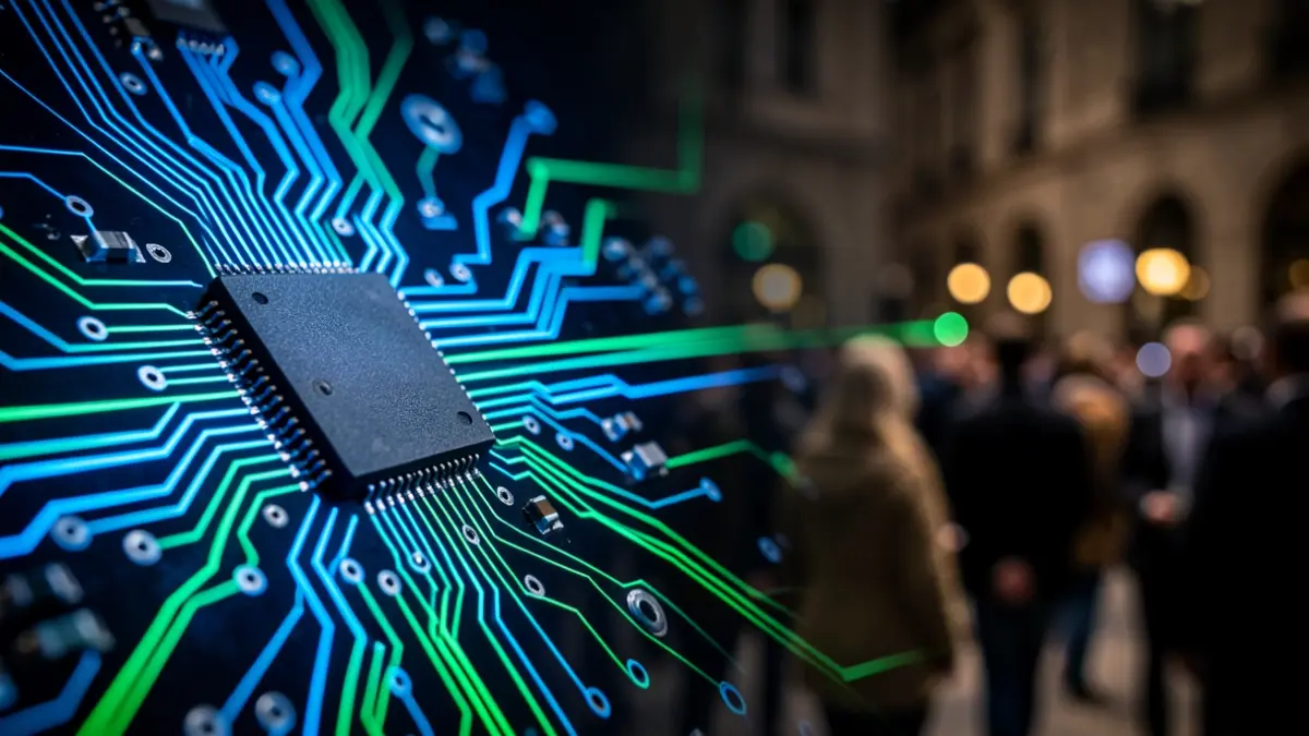 Imagen genérica de tecnología con un circuito impreso.