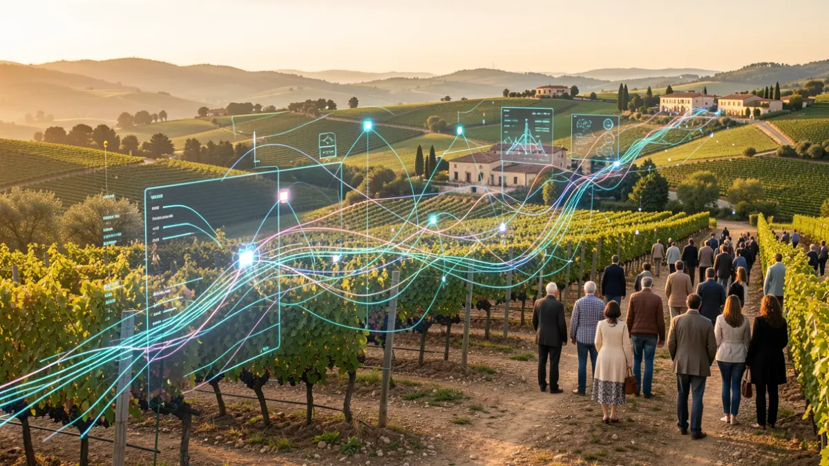 Generic image of technology applied to viticulture.