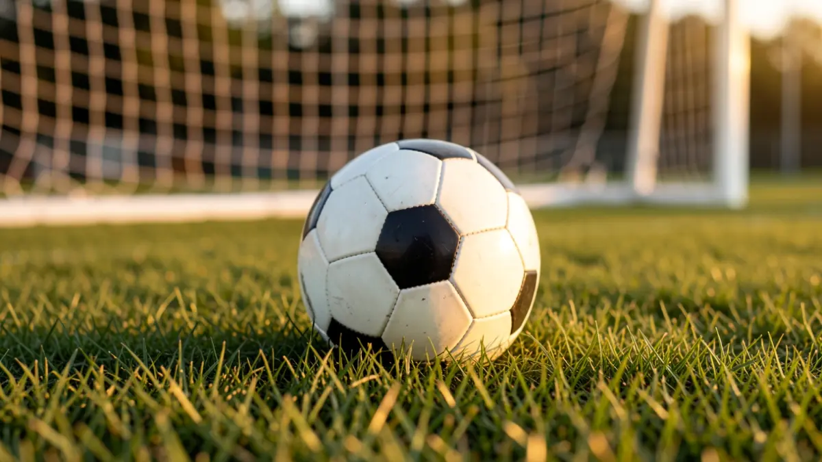 Imagen genérica de un balón de fútbol sobre césped.