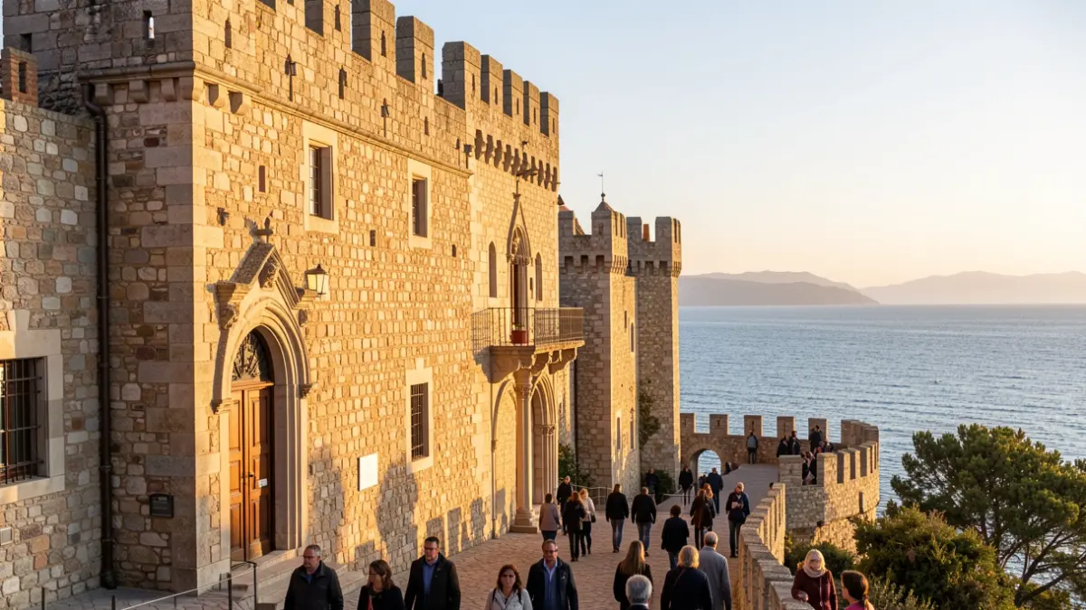 Castell de la Trinitat in Roses during the 25th anniversary celebration of the Roses Cap de Creus Business Association.