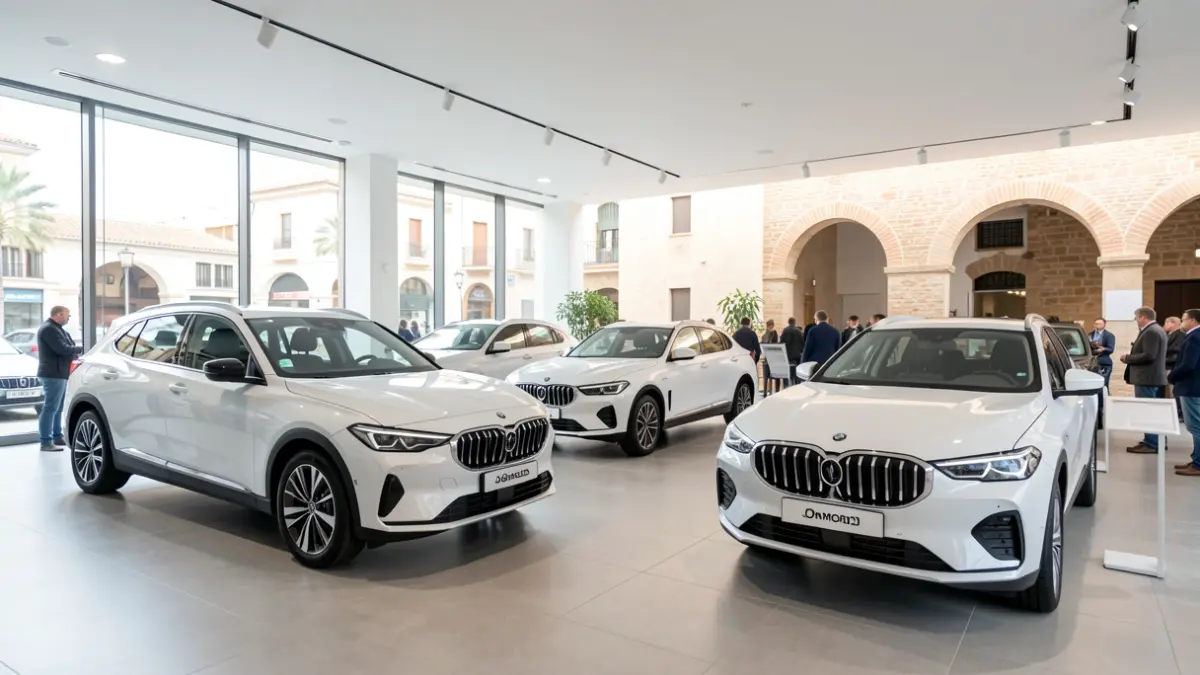 Generic image of a car dealership in Alcobendas.