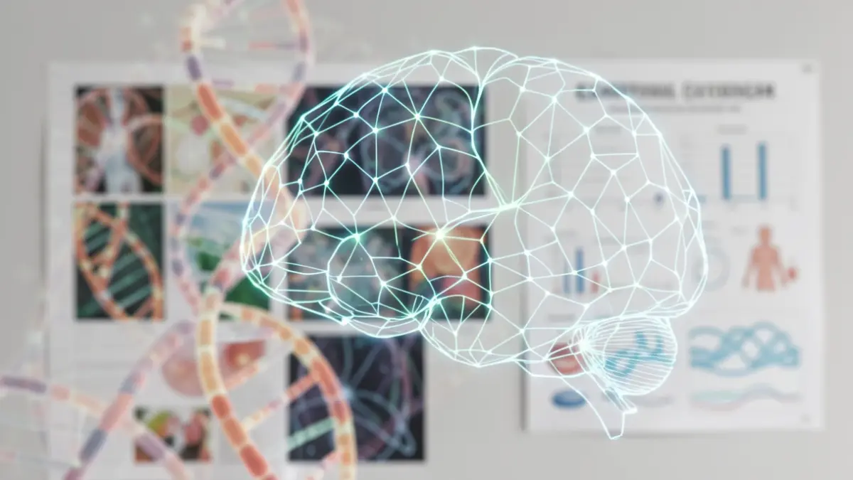 Imagen genérica de inteligencia artificial analizando datos médicos.