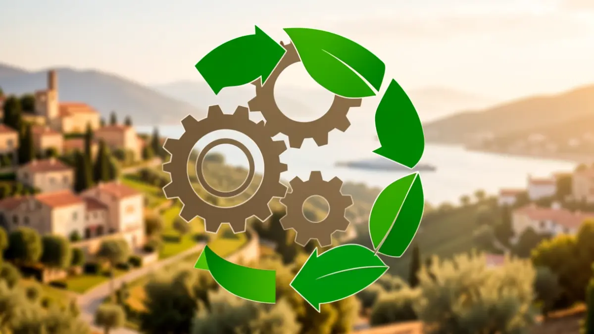 Imagen genérica de conceptos de economía circular y sostenibilidad.