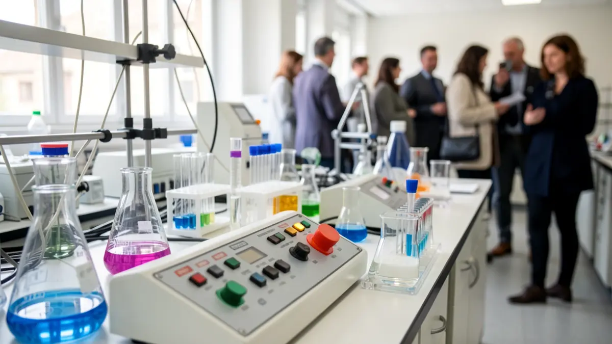 Imagen genérica de equipamiento de laboratorio científico.