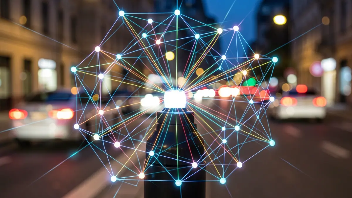 Imagen genérica de una red neuronal de inteligencia artificial.