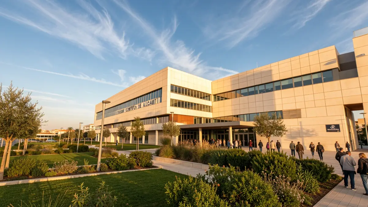 Generic image of the Alicante Science Park with modern architecture.