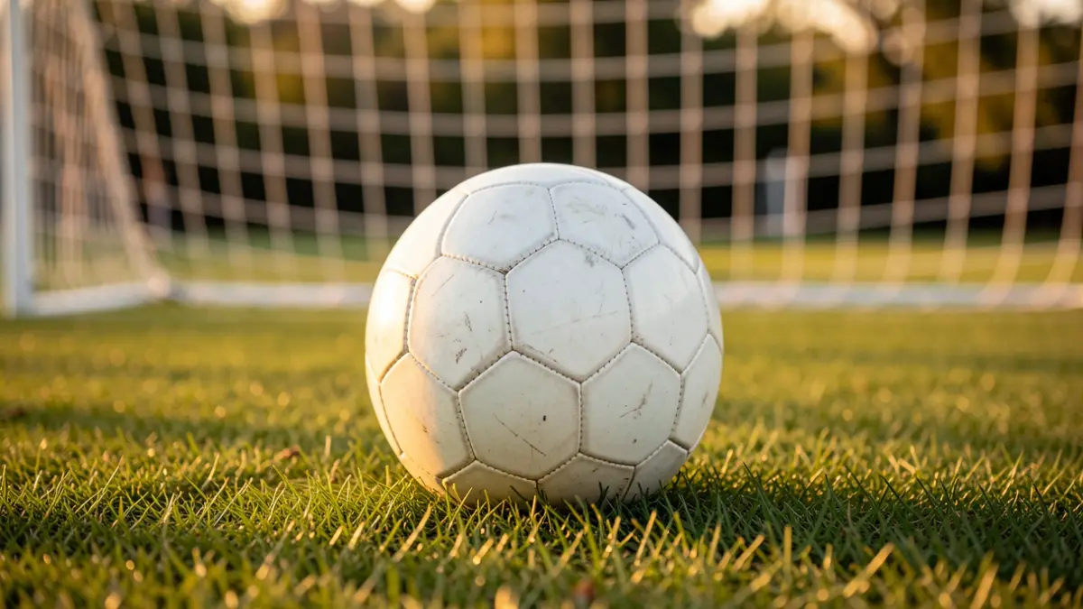 Imagen genérica de un balón de fútbol sobre césped.