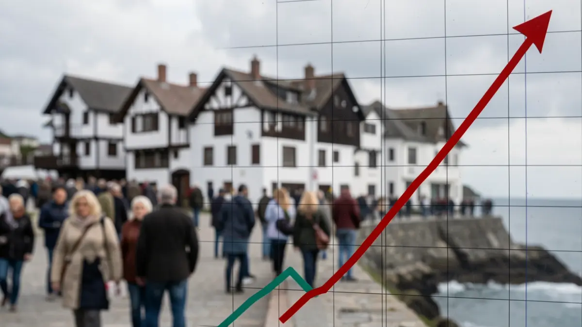Imagen genérica: primer plano de un gráfico que muestra una tendencia ascendente.