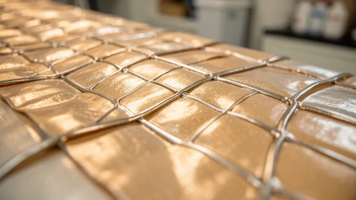 Material biomimético programable con zonas rígidas y flexibles.